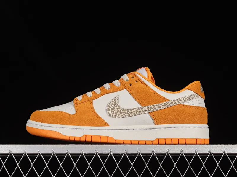 All categories Nk SB Dunk Series Nk SB Dunk Low low-top sneakers Nk Dunk Low "Safari Swoosh" off-white orange SB low-top sports and leisure sneakers DR0156-800